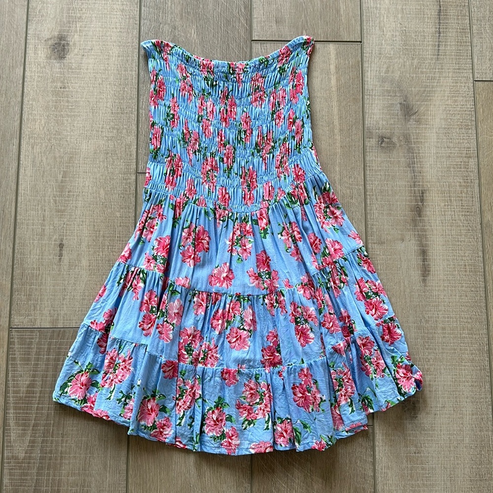 tiara hawaii strapless dress